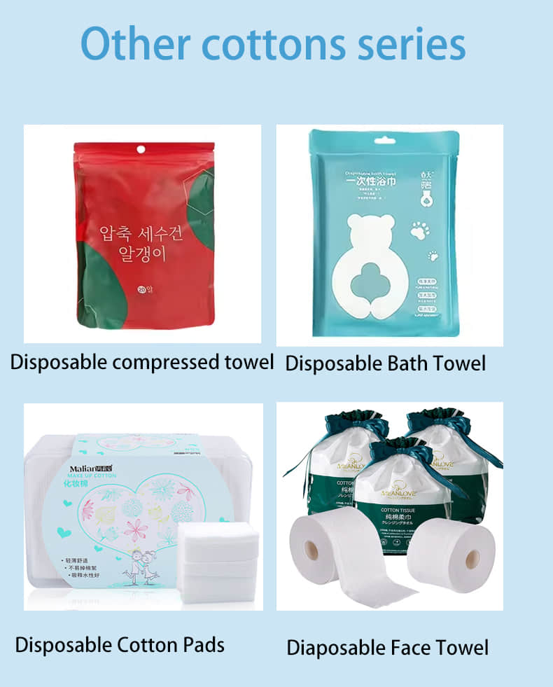 Wholesale Disposable Cotton Face Cleaning Towel Skin-Friendly Clean Towels for Face