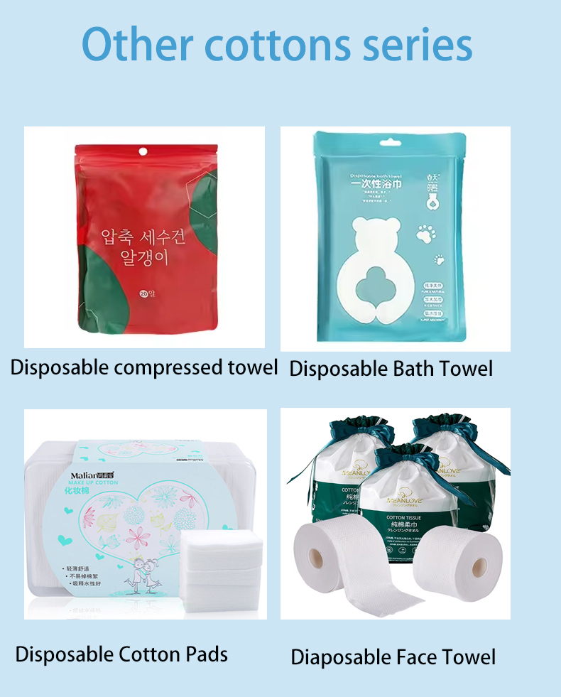 Wholesale Disposable Customized Logo Multi-Function Roller Dry and Soft Cotton Face Towel