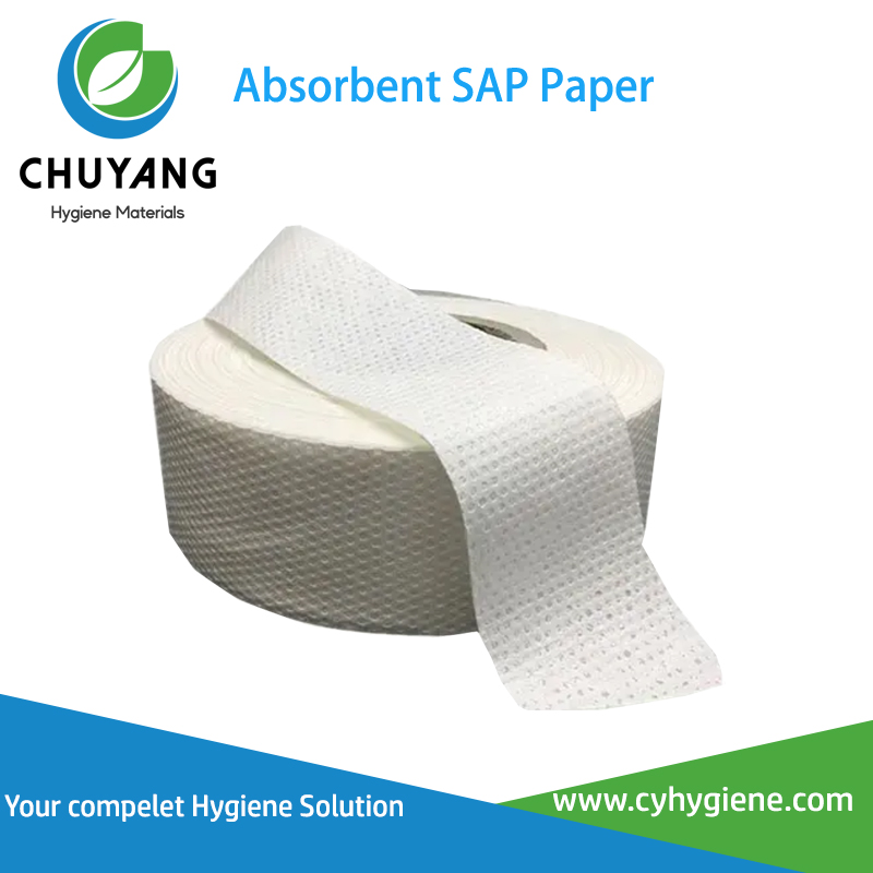 Good Absorbent High-Absorbency Wood Pulp Sheet SAP paper for sanitary napkin pads 