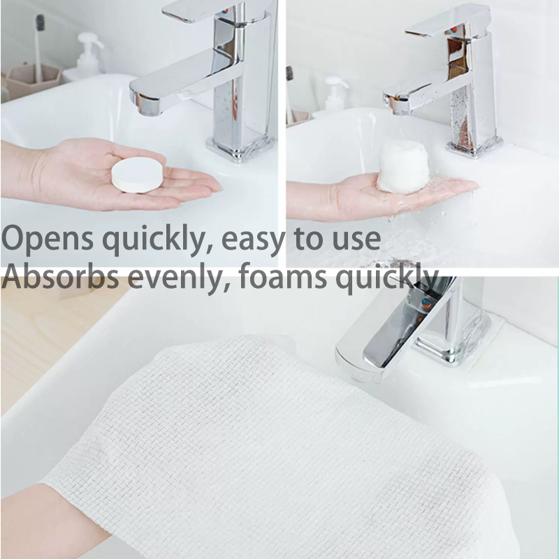 Portable travel individual wholesale customized disposable compressed towel tablet for hotel