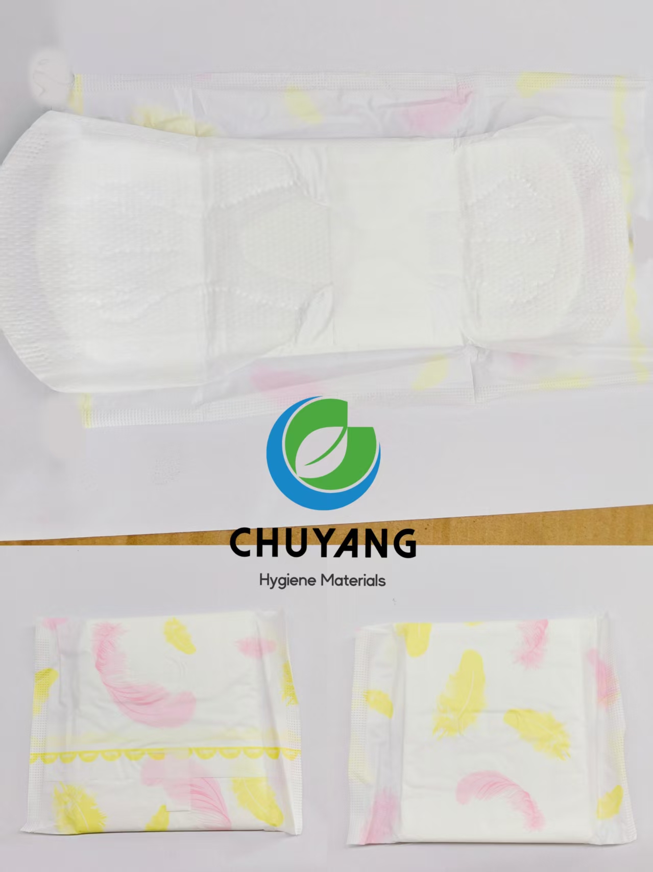 Super Absorbent Ultra Thin Organic Disposable Pads for Women Sanitary Napkins