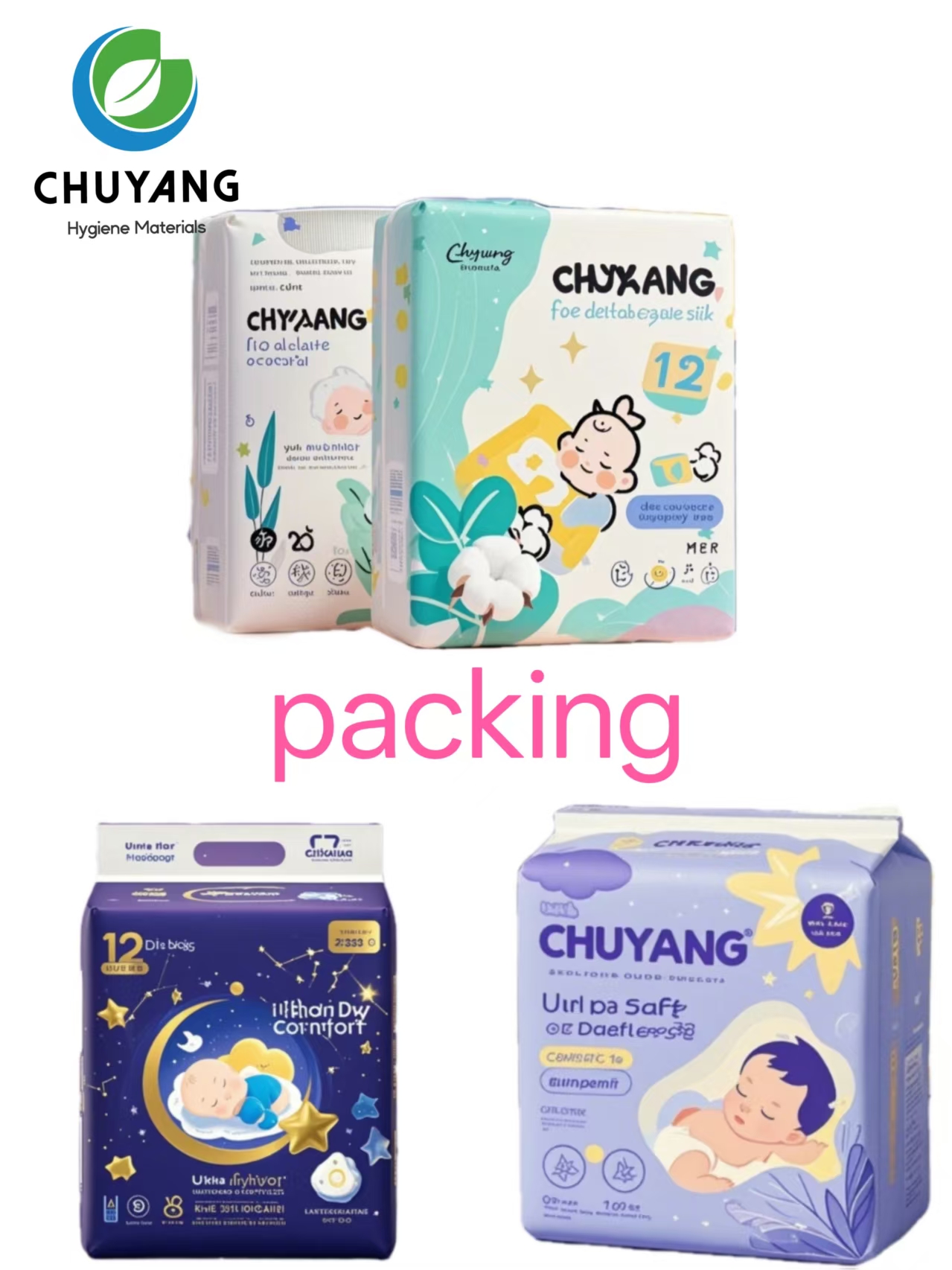 Wholesale Baby Pull up Diaper Pants Customized Disposable Strong Absorption Baby  Diaper Pants
