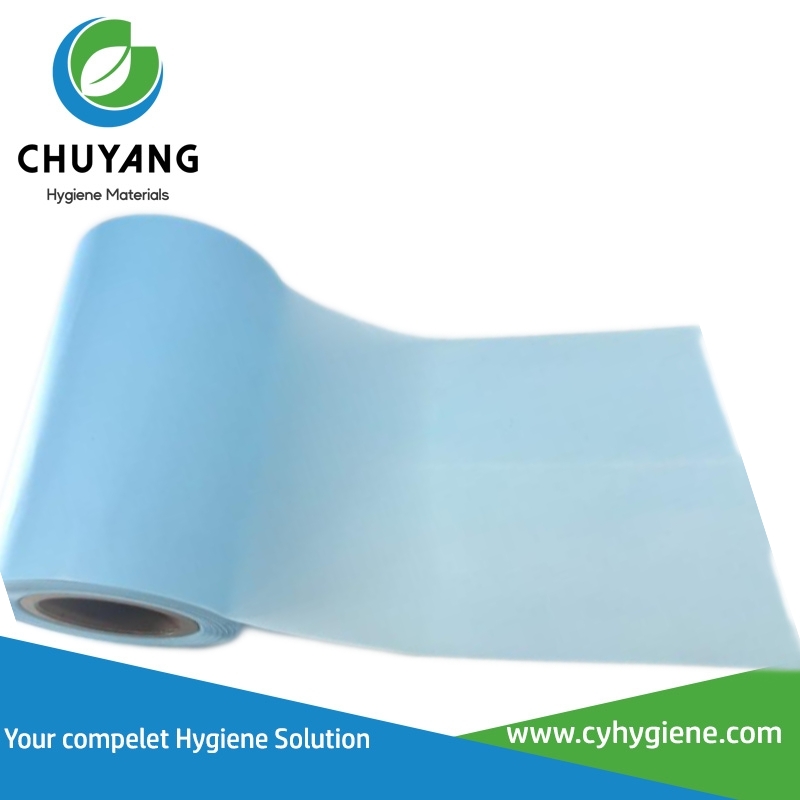 Breathable PE casting film for baby & adult diapers making raw materials |quanzhou chuyang 