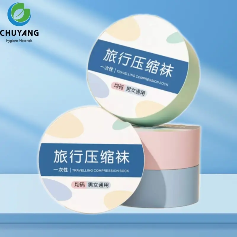 OEM-disposable-compress-socks-production