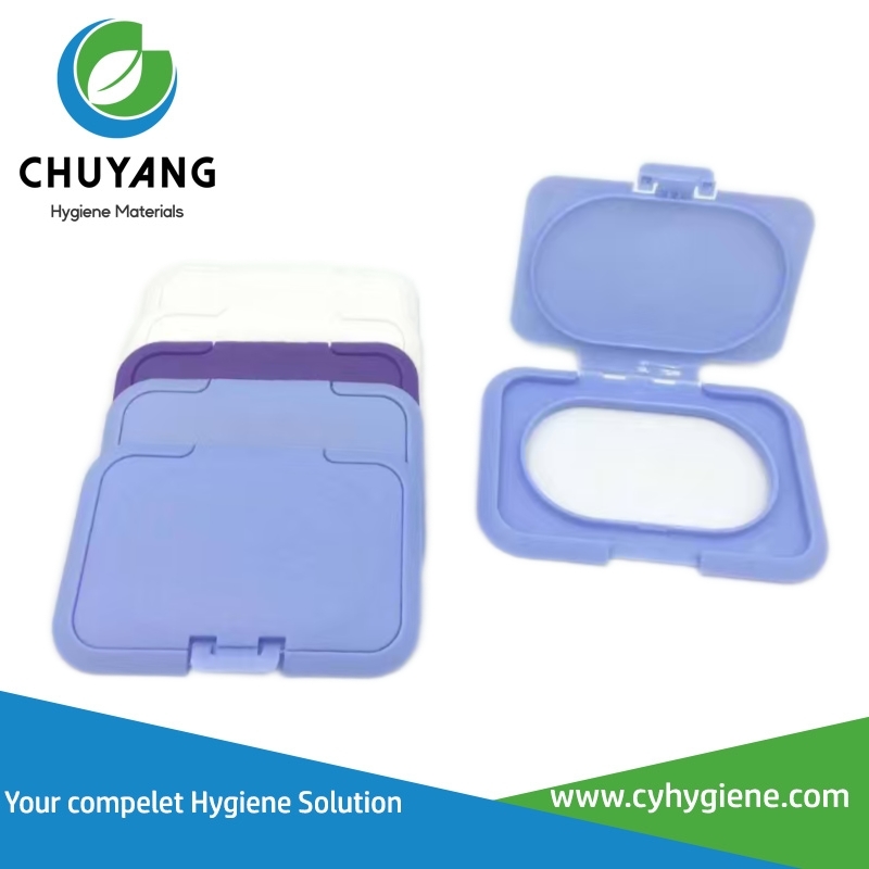 Hot Selling High Quality Wet Wipes Plastic Flip Pp Cover Wet Towel Plastic Packaging 