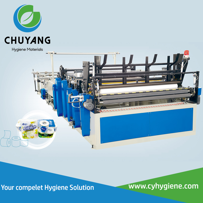 Fully Automatic Toilet Paper Production Line | Kitchen Towel Making Machine
